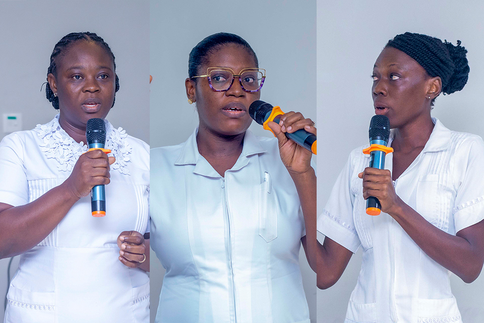 Health professionals from the University Hospital