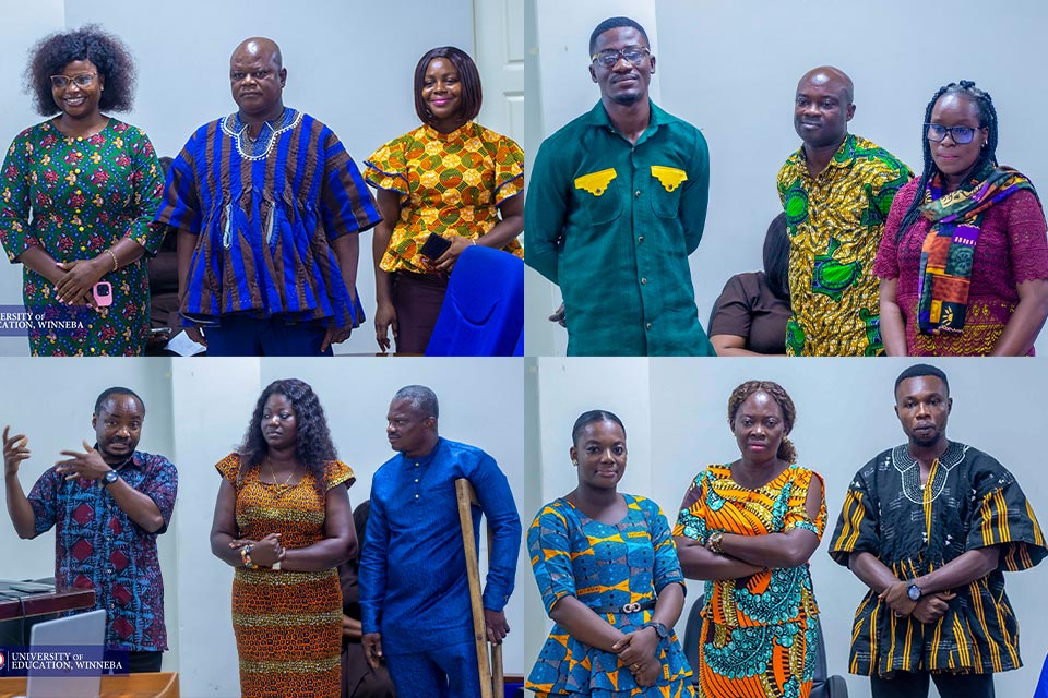 A composite image of PhD students who presented at the symposium