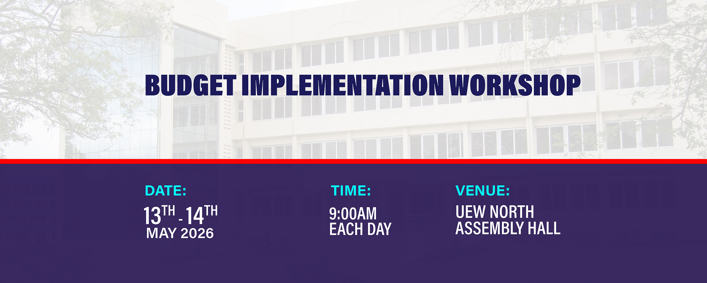 Budget Implementation Workshop