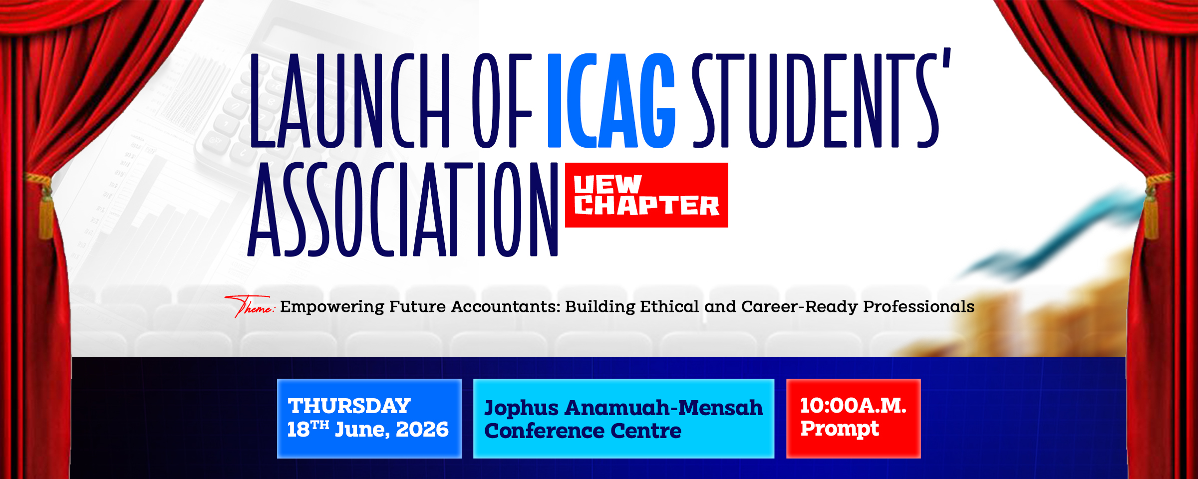Launch of the Institute of Chartered Accountants, Ghana (ICAG) Students’ Association – UEW Chapter