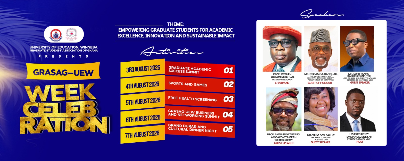 GRASAG-UEW Week Celebration