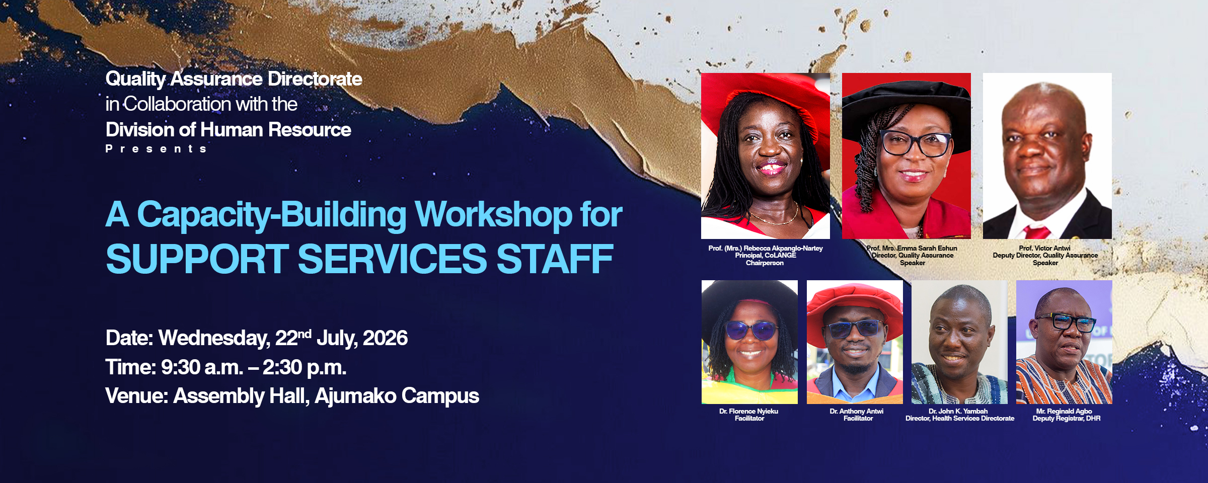 UEW to Organise Capacity-Building Workshop for Support Services Staff - Ajumako Campus