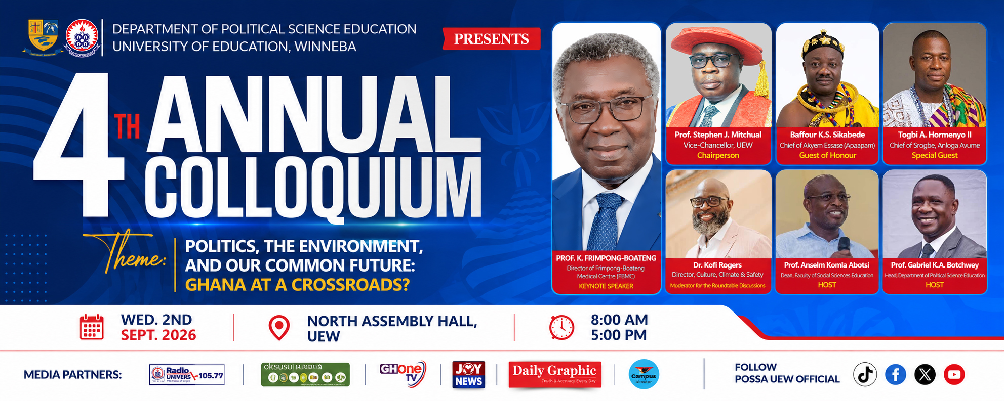 4th Annual Colloquium of the Department of Political Science Education
