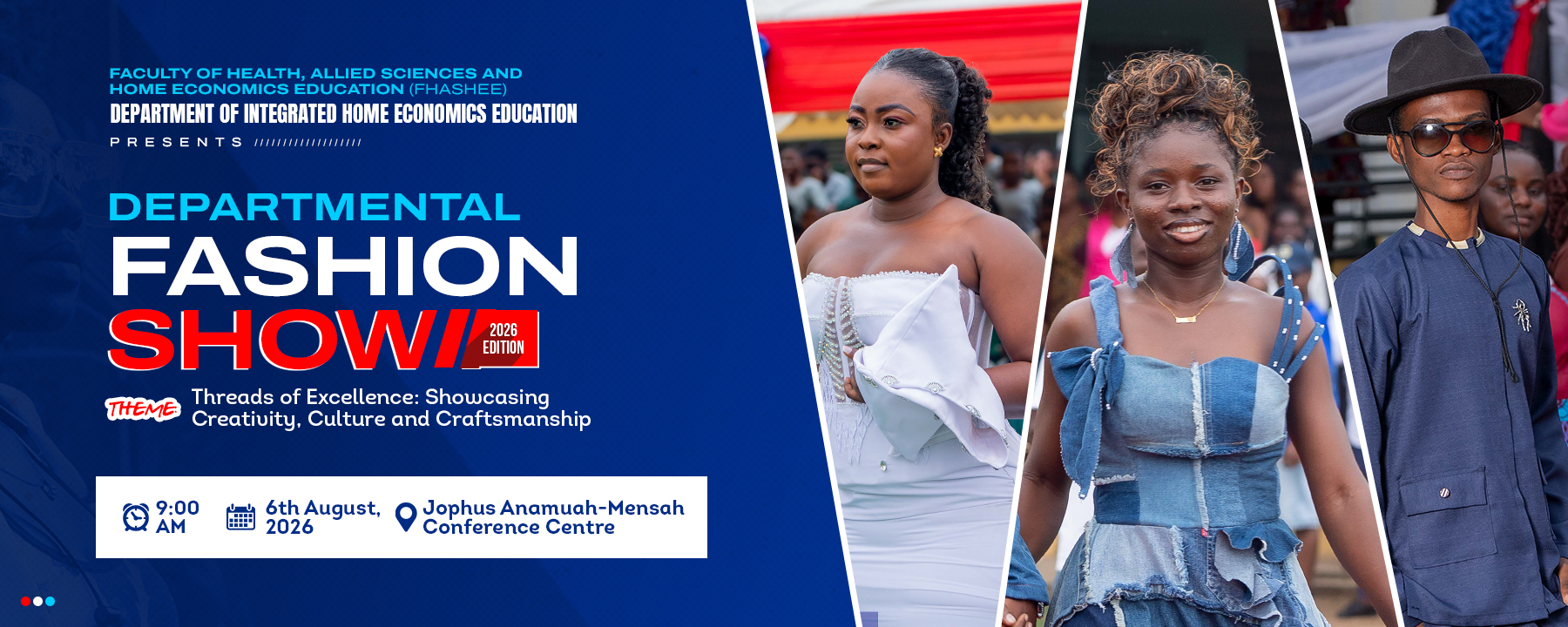 Department of Integrated Home Economics Education to Hold 2026 Departmental Fashion Show
