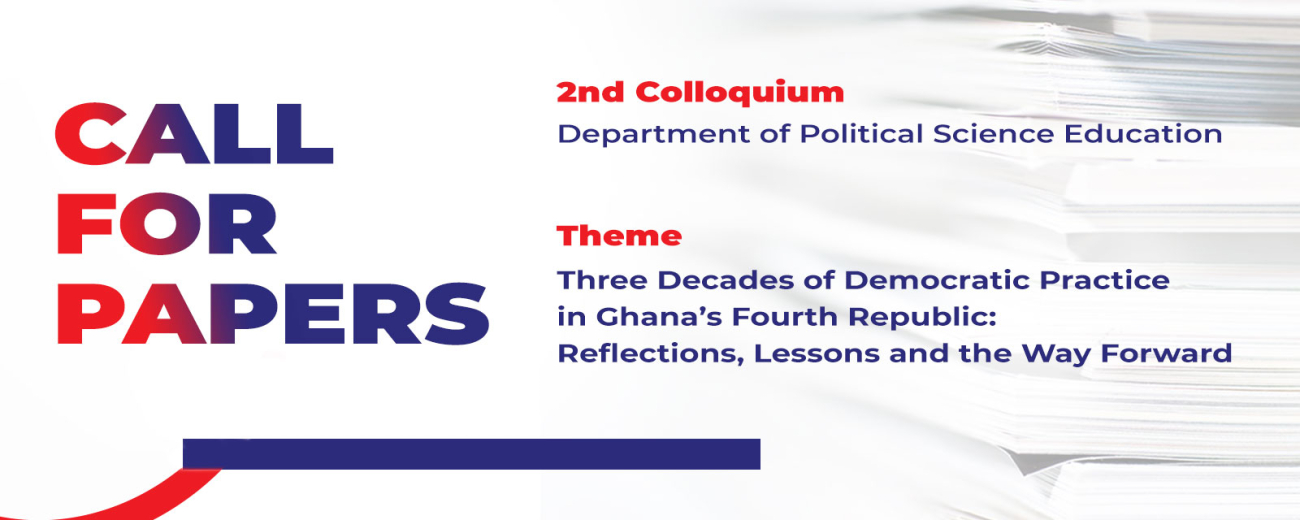 Call for Papers | 2nd Colloquium - Department of Political Science Education