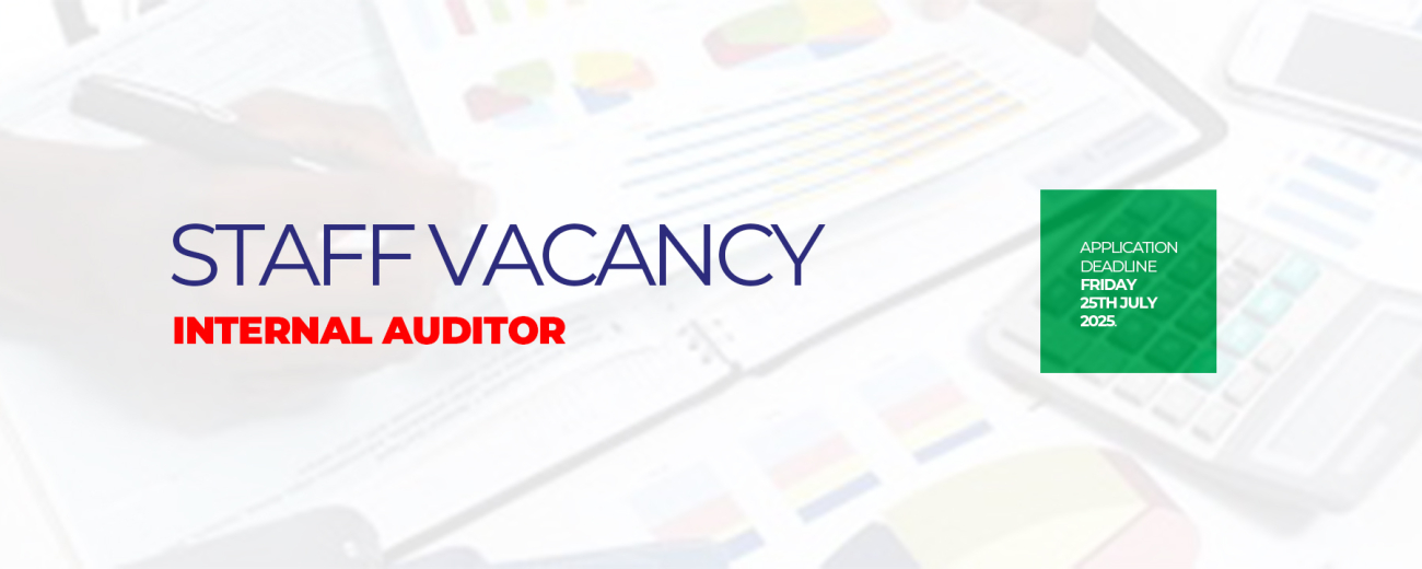 Staff Vacancy | Internal Auditor