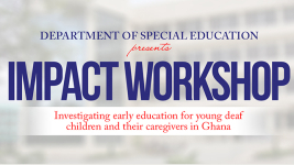 Impact Workshop by the Department of Special Education, UEW