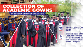  Announcement for Collection of Academic Gowns for the First Session of the 29th Congregation Ceremony