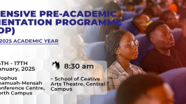 Invitation To Intensive Pre-Academic Orientation Programme (IPOP) For The 2024/2025 Academic Year