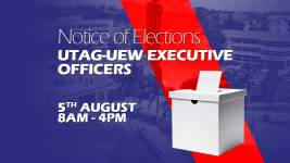 Notice of Election of UTAG-UEW Executive Officers