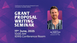 Grant Proposal Writing Seminar by IERIS