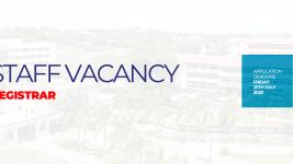 Staff Vacancy | Registrar