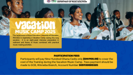 Vacation Music Camp 2025