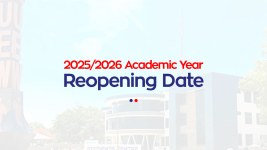 2025/2026 Academic Year - Reopening Date