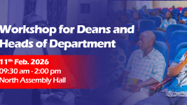 Workshop for Deans and Heads of Department