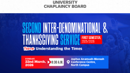 Second Inter-Denominational Thanksgiving Service