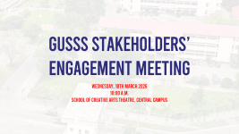GUSSS Stakeholders’ Engagement Meeting