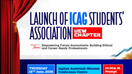 Launch of the Institute of Chartered Accountants, Ghana (ICAG) Students’ Association – UEW Chapter