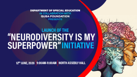 Launch of the "Neurodiversity is my Superpower" Initiative