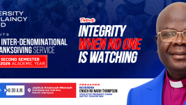 Second Inter-Denominational and Thanksgiving Service for the Second Semester of the 2025/2026 Academic Year