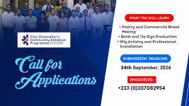 Call for Applications | The UEW Vice-Chancellor's Community Initiative
