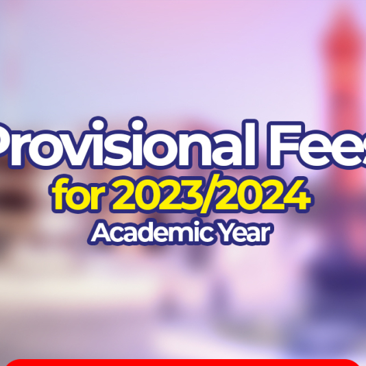 Provisional Fees for 2023-2024 Academic Year