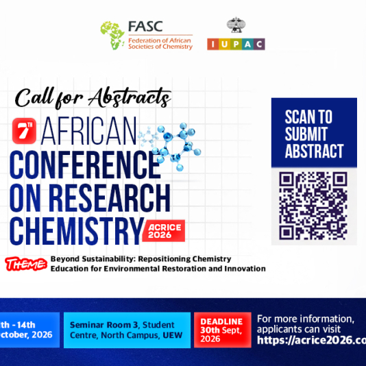 Call for Abstracts | African Conference on Research Chemistry