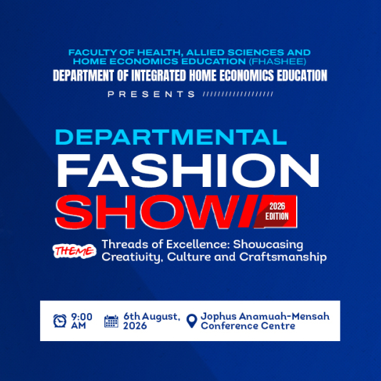 Department of Integrated Home Economics Education to Hold 2026 Departmental Fashion Show