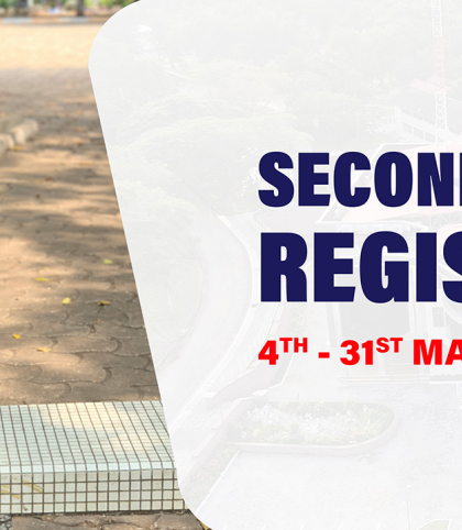 REGISTRATION FOR SECOND SEMESTER