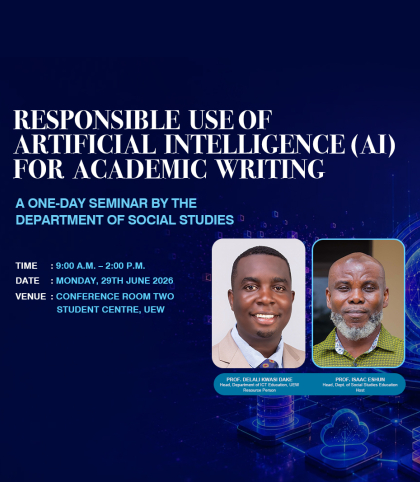 Responsible Use of Artificial Intelligence (AI) for Academic Writing