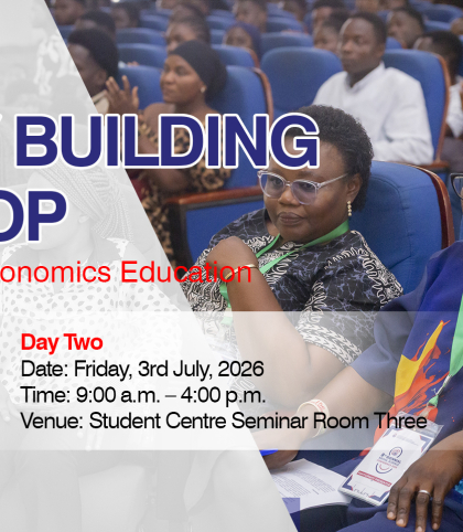 Capacity Building Workshop by the Department of Economics Education