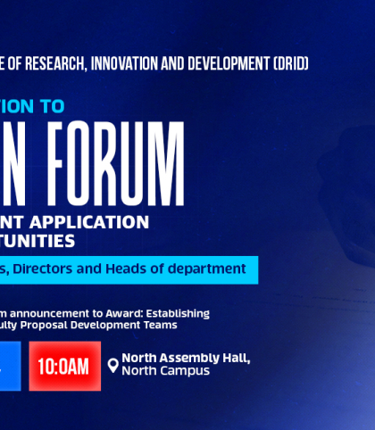 Invitation to Open Forum on Grant Application Opportunities