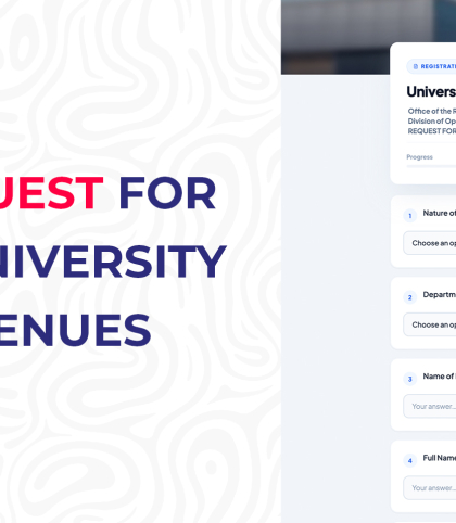 Online Request for Usage of University Facilities/Venues