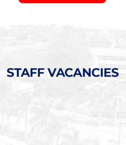 Staff Vacancies