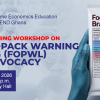 a student training workshop on Front-of-Pack Warning Labelling (FOPWL) Policy Advocacy