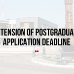 Extension of Postgraduate Application Deadline