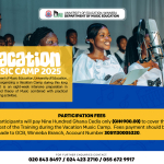 Vacation Music Camp 2025