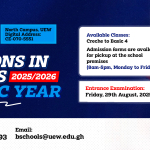 UEW Basic Schools – Admissions in Progress