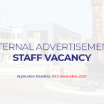 Internal Advertisement | Staff Vacancy