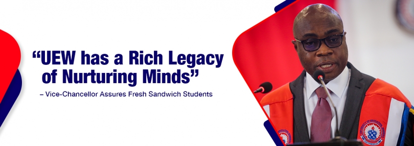 “UEW has a Rich Legacy of Nurturing Minds” – Vice-Chancellor Assures Fresh Sandwich Students